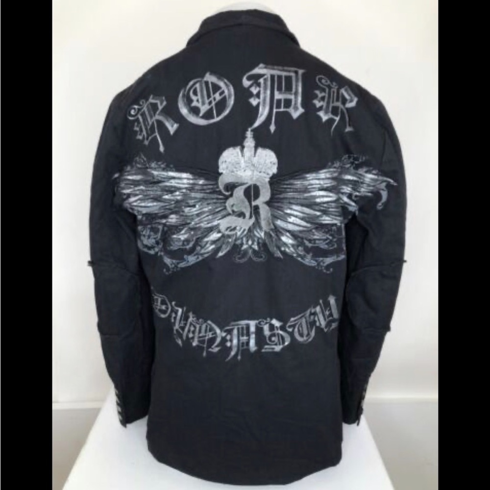 ROAR BKE Buckle Embellished Embroidered Men’s Blazer